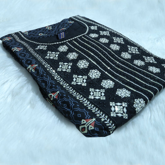 CLASSIC CHARCOAL ARTISAN KURTHI