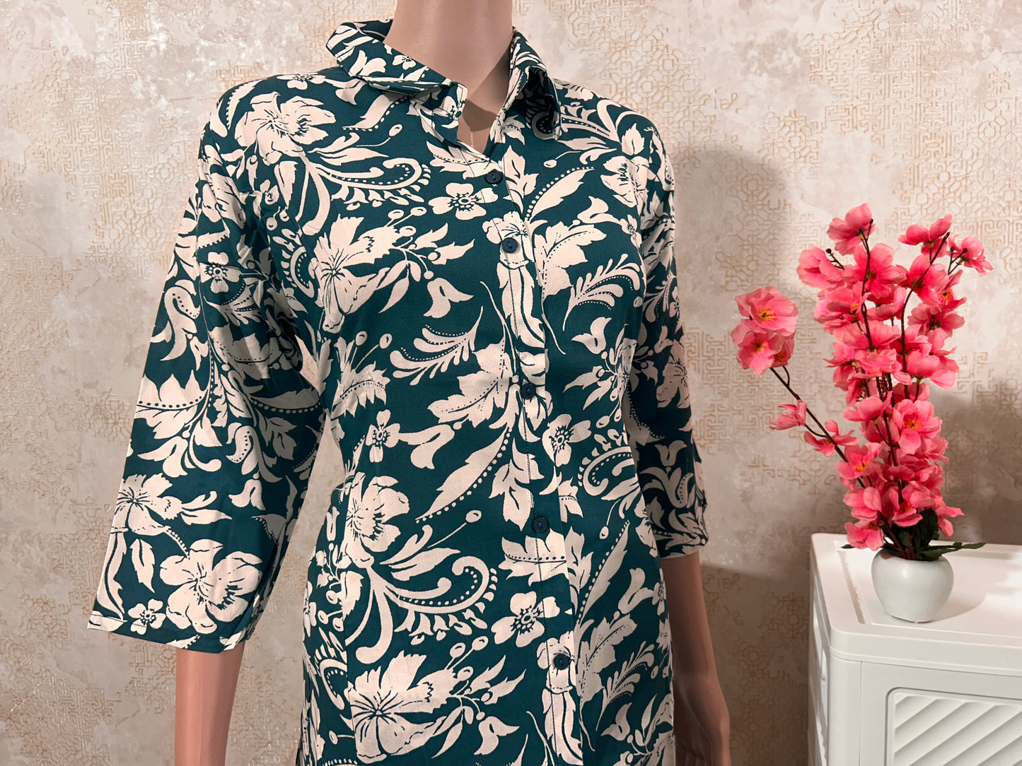 Trendy Women Floral Cotton Co-Ord Set