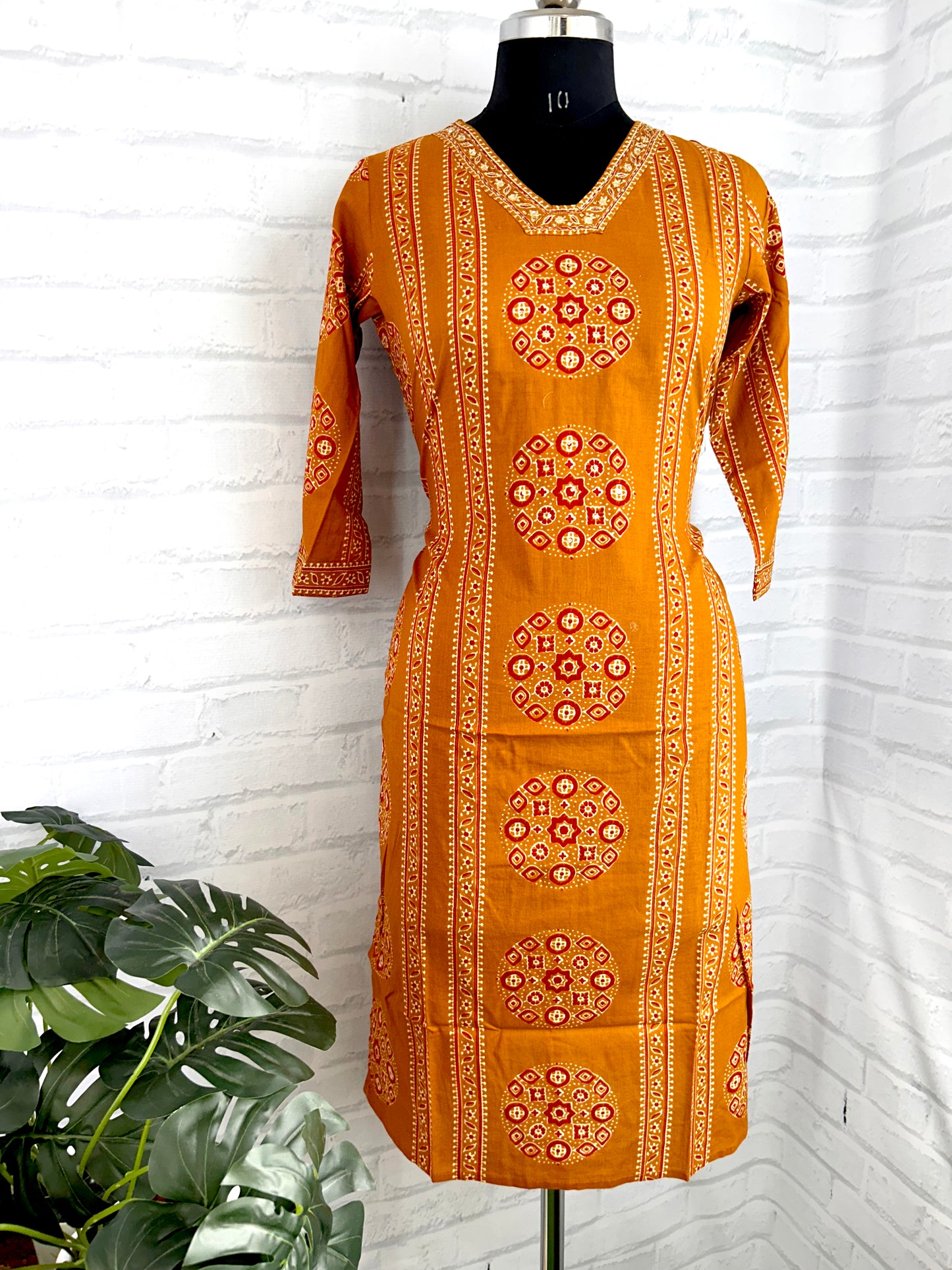 PREMIUM COTTON EMBROIDERY WORK SUIT SET – HANDCRAFTED STRAIGHT FIT ETHNIC WEAR