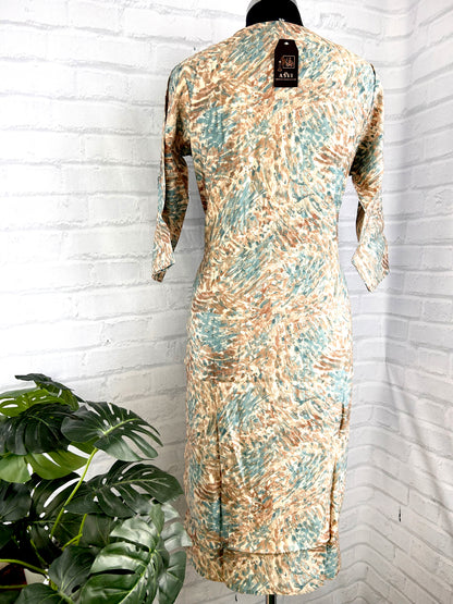 MUSLIN MODAL THREE-PIECE SUIT SET WITH HANDWORK