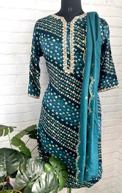 DESIGNER COTTON BANDINI KURTHI – PREMIUM HANDCRAFTED